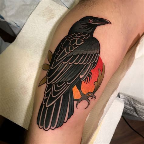 red raven tattoo